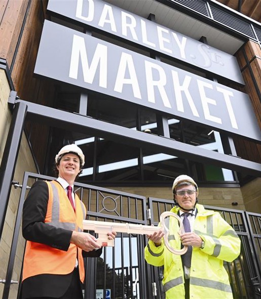 Bradford city centre market hall building officially handed over